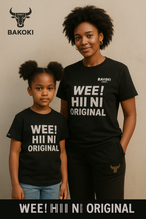 Bakoki Blunt Mother and Daughter Mother and daughter in Bakoki Blunt tees